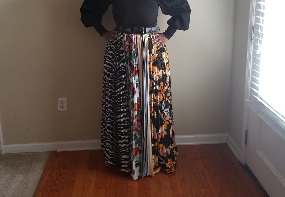 Multi- floral skirt
